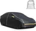 Car Cover Waterproof All Weather,6 Layers Car Covers for Automobiles, Full Exterior Cover with Zipper, Outdoor SUV Car Cover Sun UV Rain Snow Wind Protection, Fit for 185"(185*75*68 inch)SUV