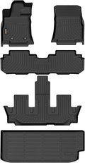 Binmotor-Floor Mats & Cargo Liner for Subaru Ascent 2019-2025, Both 7/8 Passenger, All Weather Car Mats Cargo Trunk Mat for Subaru Ascent Accessories Custom Fit