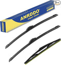 3 wipers Replacement For 2007 2008 2009 2010 2011 2012 Mazda CX-7 2016 2017 2018 2019 2020 2021 Hyundai Tucson Windshield Wiper Blades Original Equipment - 26"+16"+14" (Set of 3) U/J HOOK