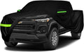 Waterproof Car Cover Compatible with Chevrolet Colorado Crew Cab Long Bed 6.1ft WT/LT/Z71/ZR2 2015-2025, 420D Oxford Cloth Car Cover with Zipper Door for Snow Rain Dust Hail Protection