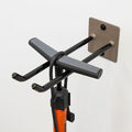 StoreYourBoard Tool Organizer Hook, Wall Mount Garage Storage, Tool Storage for Shovels Rakes Brooms Hoses and More, Rubber-Coated Steel Holds 50 lbs, 12" X 4" X 4.5"