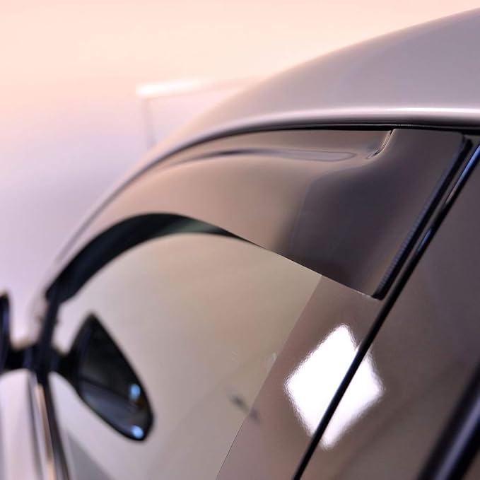 94093 Sunproof Waterproof Side Window Wind Deflector, 4pcs Protective Replacements Rain Guards Set, Window Visor fit for 2009-2010 Pontiac Vibe, 2009-2013 Matrix