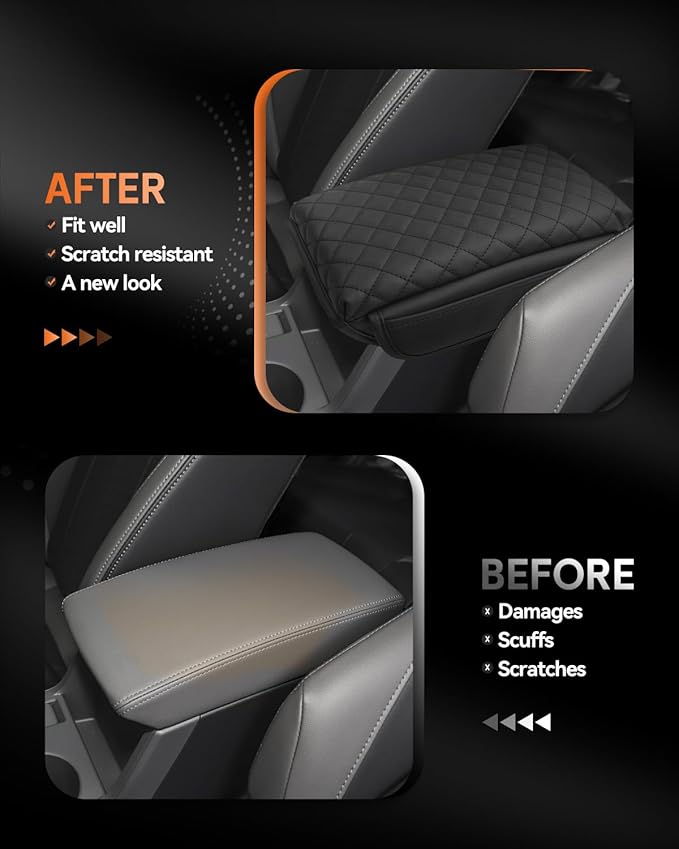 CDEFG for Subaru Crosstrek 2024-2025 Center Console Cover Armrest Box Cover for Crosstrek (Premium, Sport, Limited, Wilderness) 2024 2025 Accessories Console Arm Rest Protector Thickened