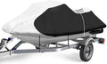 iCOVER Jet Ski Cover- Water Proof Heavy Duty Trailerable Personal Watercraft Covers for Seadoo Kawasaki Yamaha Wave Runner, Fits PWC Models Up to 135in Long