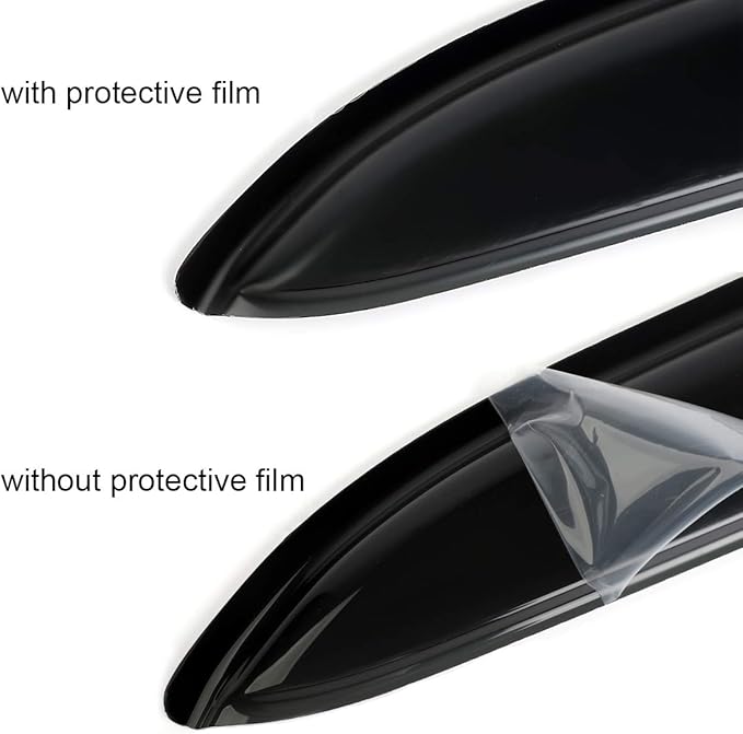 94738 Side Window Wind Deflector,4pc Outside Mount Style Nice Sun Rain Guards Set,Window Visor fit for 2004-2014 Ford F150 Super/Extended Cab Only(Not Fit 2004 Heritage)