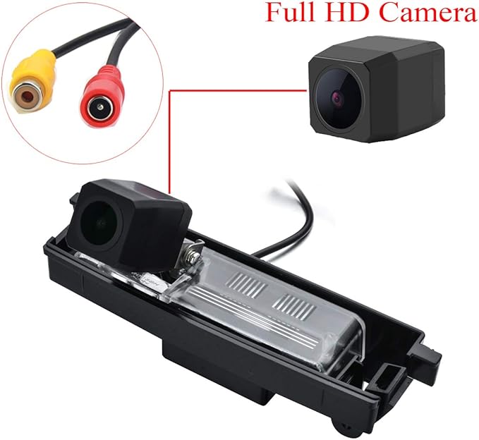Full HD Adjustable Angle Car Rear View Camera for Toyota RAV4 RAV-4 RAV 4/ Toyota Vanguard 2006~2012 &Vehicle Camera Waterproof and Shockproof Reversing Backup Camera (Full HD Adjustable Angle)