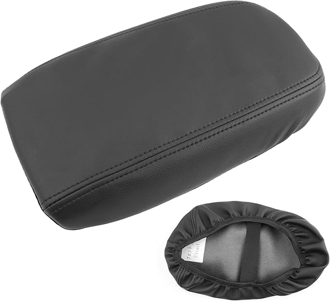SXCY for 2025 XC40 Armrest Cover for Volvo XC40 2018-2025 Accessories 2025 XC40 Center Console Cover 2025 XC40 Middle Console Cover (Black Line Thin Cover)