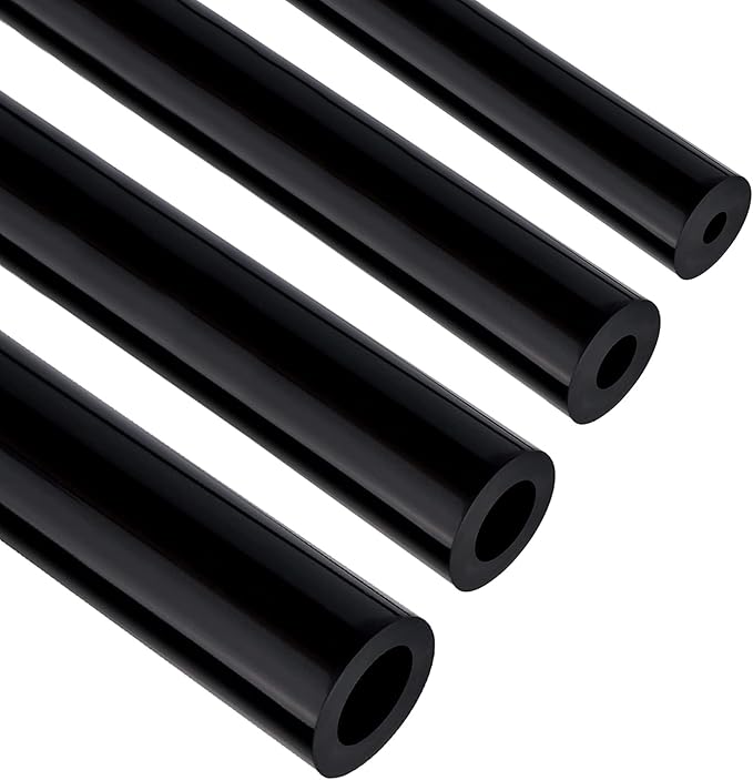 EVIL ENERGY 5/32 1/4 5/16 3/8 Silicone Vacuum Tubing Hose Line Kit 5FT 4PCS 130PSI Max Pressure (4mm 6mm 8mm 10mm)
