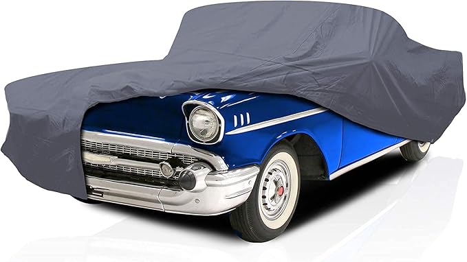Supreme Full Car Cover – for Pontiac Ventura 1961 Coupe 2-Door Semi Custom Fit Waterproof Full Coverage All Weather Windproof Dust Proof Indoor Outdoor Automobile