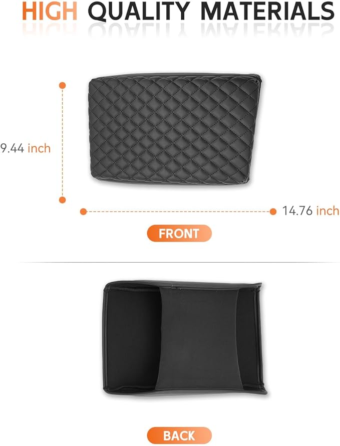 CDEFG for Volkswagen Atlas 2024 2025 Center Console Cover Armrest Box Cover for VW Atlas (SE, Peak Edition, SEL, Cross Sport, SEL Premium R-Line) Accessories Console Arm Rest Protector