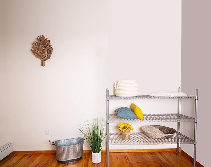 Omega 14" Deep x 24" Wide x 86" High 3 Tier Gray Starter Shelving Unit