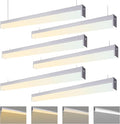 6PK 4FT LED Shop Light，Led Garage Ceiling Lights, LED Workbench Light，LED Wraparound Light Fixture,Hanging or Suface Mount,Office Ceiling Light for Garage, Office, Kitchen