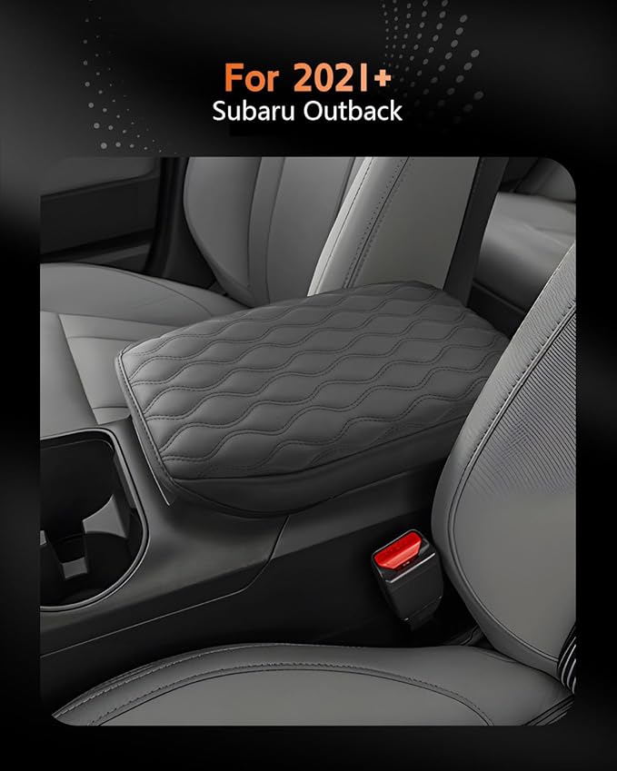 CDEFG for Subaru Outback 2020-2025 Center Console Cover Armrest Box Cover for Outback 2020 2021 2022 2023 2024 2025 Accessories Console Arm Rest Protector Thickened