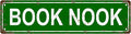 BOOK NOOK Space Vintage Metal Tin Sign, Street Sign, Home Decor, Room Decor, Wall Decor, Bathroom Decor, Bar Decor, Cafe Decor, Garage Decor, 16 x 4 Inch