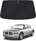 KUST Windshield Sun Shade for 2006–2010 Dodge Charger Window Shade Sun Visor Cover Foldable Blocks UV Rays Keep Your Car Cooler