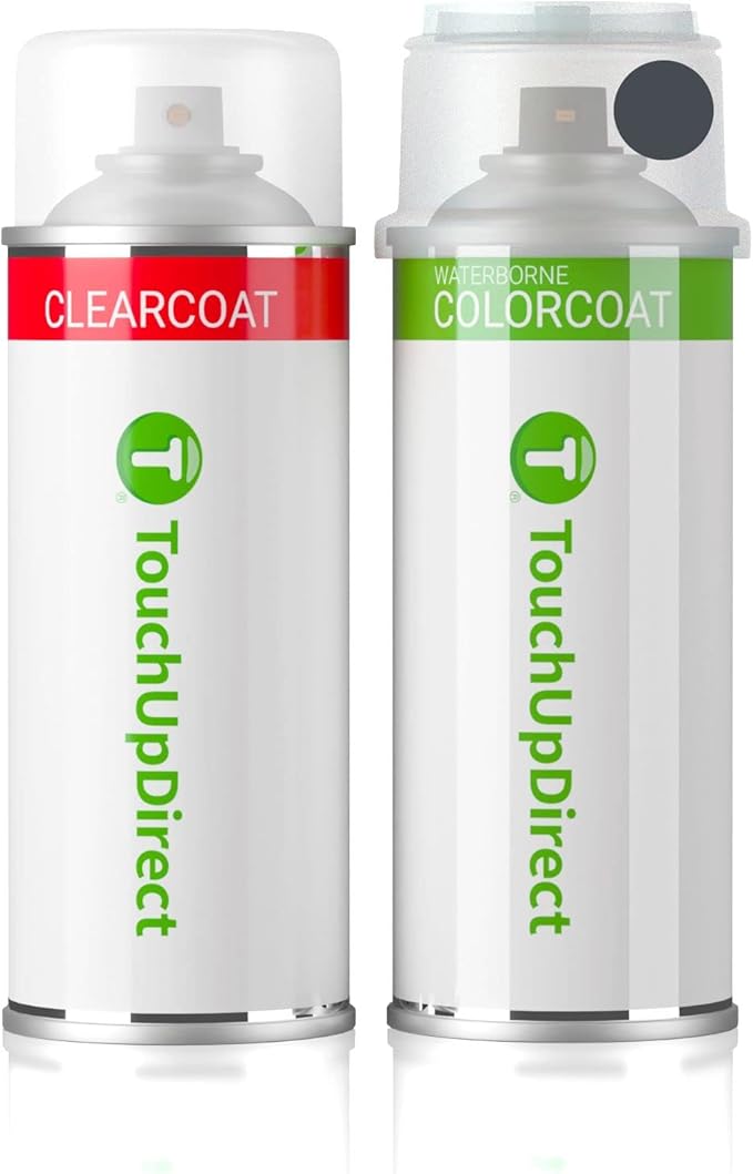 TouchUpDirect 1K9 Coastal Gray Metallic Compatible with Toyota Exact Match Touch Up Paint Aerosol - Essential Kit