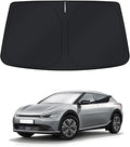 KUST Windshield Sun Shade for Kia EV6 2022 2023 2024 2025 Window Shade Sun Visor Cover Foldable Blocks UV Rays Keep Your Car Cooler