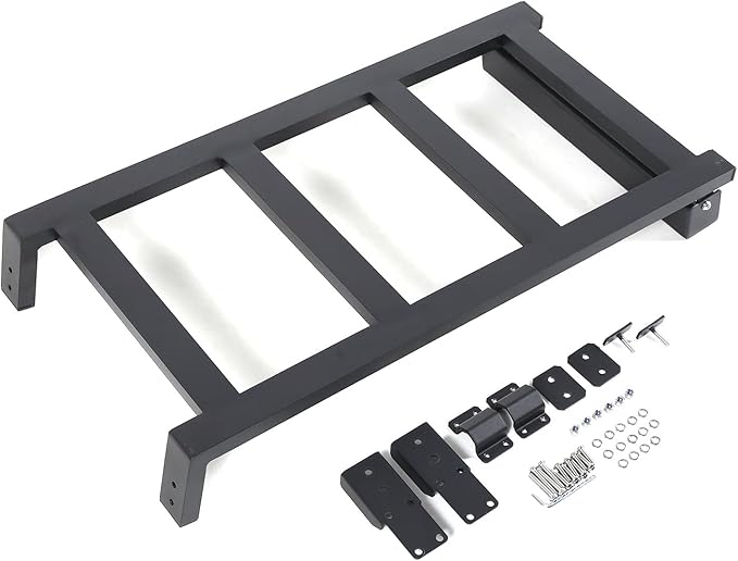 Car Roof Rack Ladder Side Access Ladder Compatible with INEOS Grenadier 2020-2024 Aluminum Alloy Side Window Roof Step Ladder Kit Left Right Universal