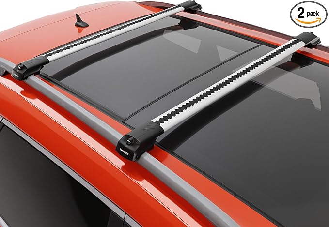 for Subaru XV Crosstrek 2013 2026 Roof Rack Cross Bars | Lockable Aluminum Luggage Carrier | Anti-Theft Design with Key | Fits with Raised Side Rails | Base Premium Sport Limited Wilderness (Gray)
