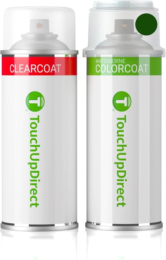 TouchUpDirect 6V7 Army/Dark Green Compatible with Toyota Exact Match Touch Up Paint Aerosol - Essential Kit
