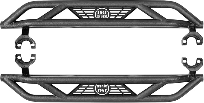 u-Box JK 2-Door Side Steps Running Boards, Drop Tubular Nerf Step Bars w/Non-Slip Pad for 2007-2018 Jeep Wrangler JK 2-Door