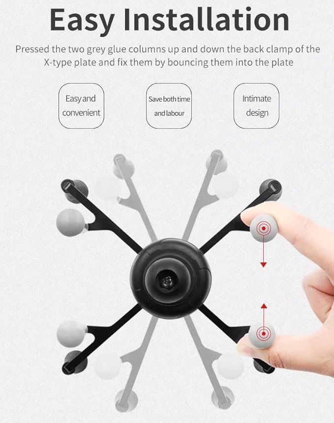 Strg Tablet Mount with Composite Double Socket Arm(Medium) for 6" Tablets, Tablet Holder Compatible with RAM B Size 1" Ball Mounts Components for Motorcycle Bike Car etc