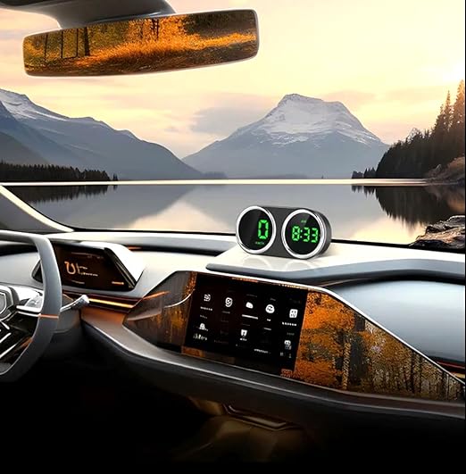 GPS Heads Up Display for Cars Digital Dashboard Speedomete with MPH/KMH, Universal HUD Display Car with 2M USB Cable and Clock, QC3.0 Fast Charger, Plug & Play for Car Boat Truck Motor SUV Golf Cart