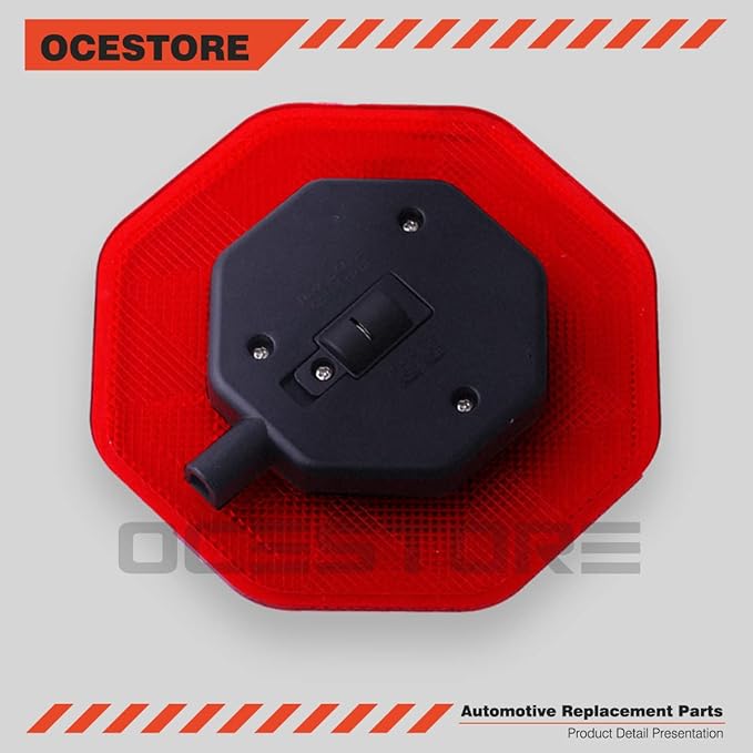 OCESTORE Garage Parking Assist Led Flashing Garage Parking Sensor Perfect Target Indicator Parking Flashlight System with Adjustable Height Guide LED Stop Sign Bumper Sensor, Red (2 Pack)