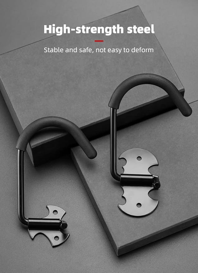 Bike Rack Garage Wall Mount Bicycles Hanger Storage Bike Stand Wall Hooks for Hanging Bike/Bicycles/Scooter Vertical Storage Adjustable Bikes in Indoor/Home/Office/Garage Storage