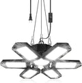 SEOBIOG Plug in Garage Light, 200W 20000LM Linkable Shop Light with On/Off Switch, 6500K Hanging LED Lights with 9.84ft Power Cord and US Plug, for Garage, Workshop,Work Bench