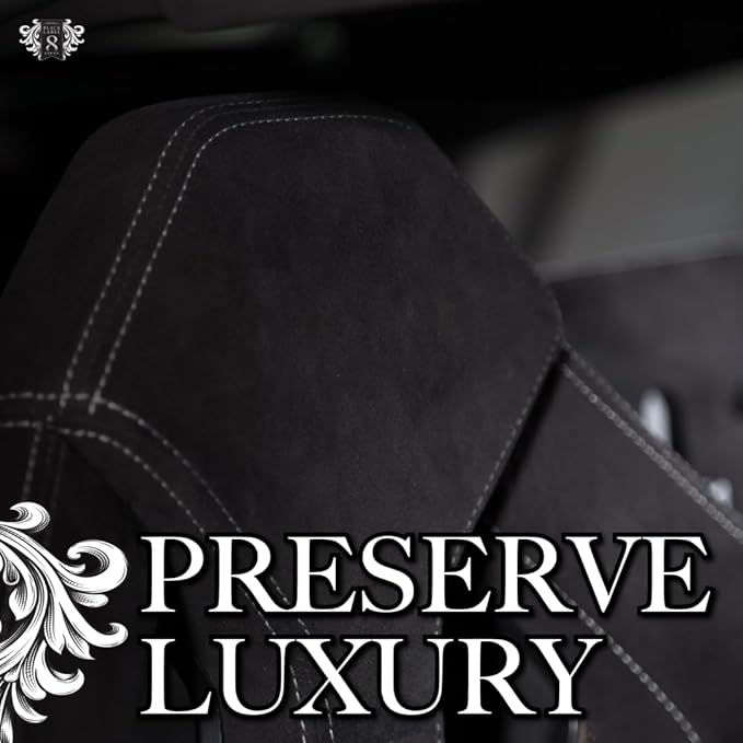 Pinnacle Black Label Suede-Soft Alcantara® Cleaner (8 oz): Premium Care for Micro-Suede & Alcantara Surfaces - Gently Removes Stains, Refreshes, and Deodorizes - Safe for All Interior Fabrics