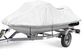iCOVER Jet Ski Cover- Water Proof Heavy Duty Trailerable Personal Watercraft Covers for Seadoo Kawasaki Yamaha Wave Runner, Fits PWC Models Up to 145in Long