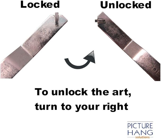 T-Screw Security Picture Hanger Wrenches - 3 Pack - T Screw Wrench for Picture Security Lock