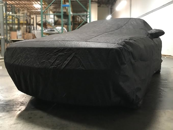 CarsCover Custom Fits for Dodge Challenger Car Cover 5 Layer Ultrashield Premium Black Covers (R/T, SRT, T/A, SXT, Hellcat)