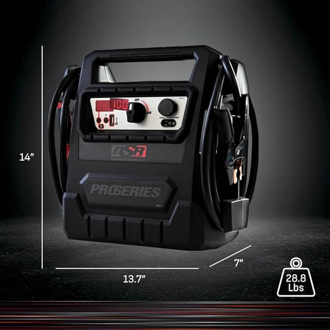 Schumacher Electric DSR ProSeries Car Battery Jump Starter, Maintainer & Portable Power Station - 12V 4000 Peak Amps & 700 Cranking Amps - with DC & USB Charging Ports - DSR159