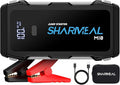 3000A Battery Capacity Jump Starter Power Pack with 3 Modes Flashlight and Jumper Cable