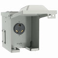 30 Amp RV Power Outlet Box, NEMA TT-30R 125V RV Outdoor Electrical Receptacle Panel, Weatherproof, for RV Camper Travel Trailer Electric Car Generator