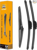 AUTOBOO 22"+21" Windshield Wipers with 12" Rear Wiper Blade Replacement for Dodge Durango 2011 2012 2013 2014 2015 2016 2017 2018 2019-2023, Jeep Grand Cherokee-Original Factory Quality (Pack of 3)