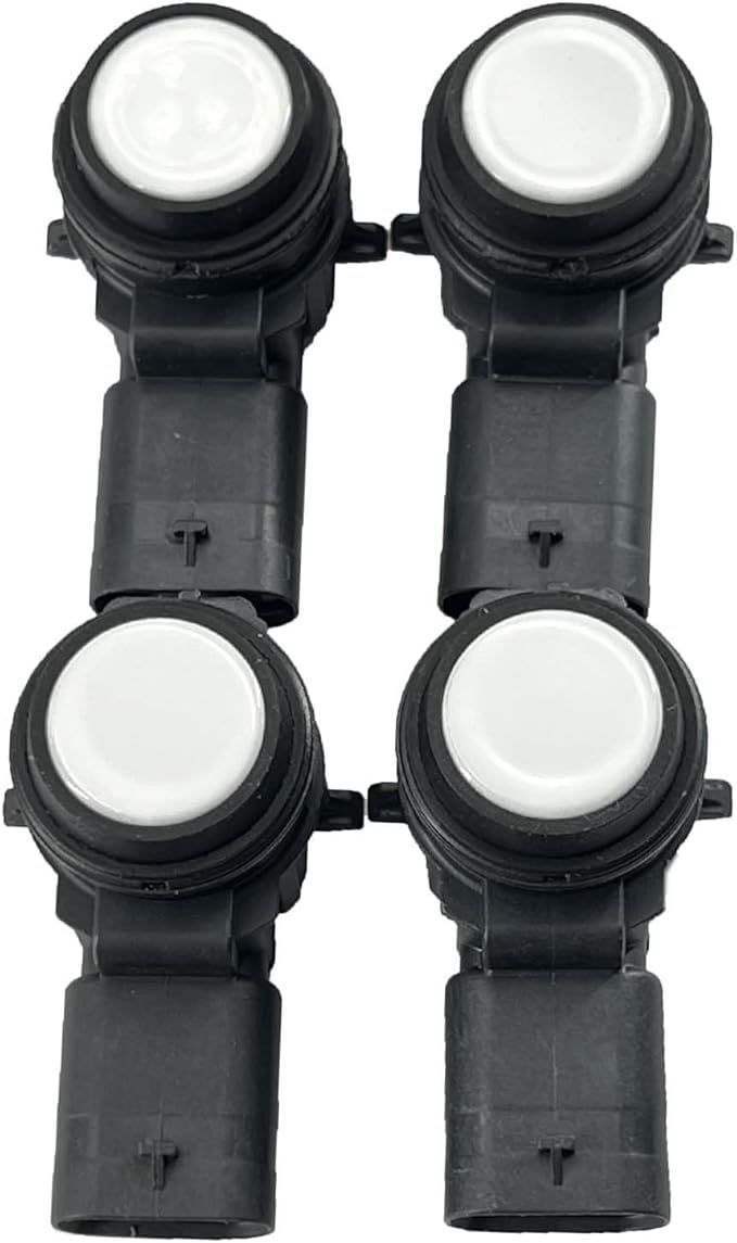 FainWan 4PCS 66209261587 White Bumper PDC Parking Sensor Compatible with F20 F22 F30 F31 F84 F80