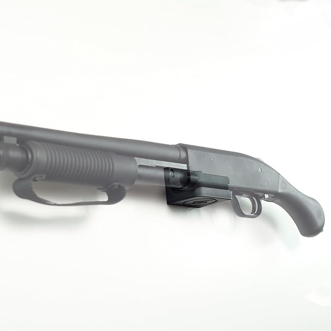 Spartan Mount Compatible with Mossberg 88, 500, 590 Shotgun Display Storage Organization System | Unique Low Profile Design | Gun Safe Wall Room Mounting Solution (20-Gauge, Barrel Points Left)