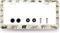 Animals License Plate Frame Bear Deer Horse Tiger License Plate Holder Stainless Steel Funny Design with 2 Holes and Screws 12.3" x 6.3"
