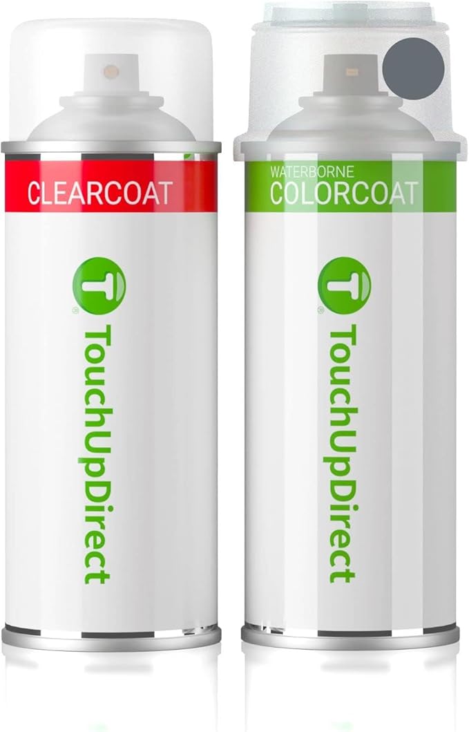 TouchUpDirect 1F9 Slate Metallic Compatible with Toyota Exact Match Touch Up Paint Aerosol - Essential Kit