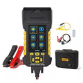 Car Battery Tester 12V/24V Digital Automotive Batteries & Alternator Diagnostic Tool, 20-2000 CCA Load Capacity Charging Cranking System Tester for Truck Marine Motorcycle SUV Boat (Built-in Printer)