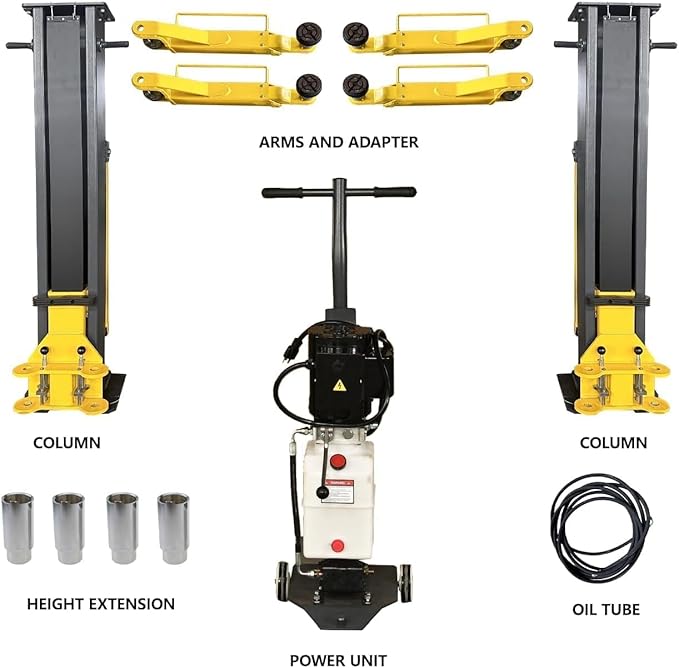 2 Post Lift 7000lbs Car Lift Two Post Car Lift Automotive Lift