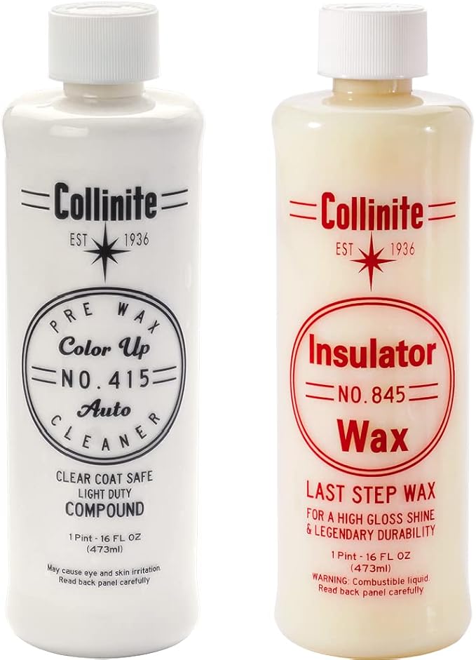 Collinite 415 Color-Up Cleaner 845 Insulator Wax Combo