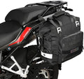 Rhinowalk Motorcycle Saddlebag Waterproof Motor Luggage Pack Quick Release Motorbike Side Bag 20L Fits Most Adventure and Sports Bike Motorcycle Racks(Black, 1 Pack)