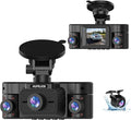 Dash Cam Front and Rear, 360 Dgree View 4 Channel Dash Camera for Cars 2K FHD, Mini Dashcam Built-in WiFi, Car Camera with 64GB Card, Voice Control, Night Vision,WDR,24/7 Parking Mode, V30-4CH
