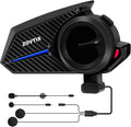Motorcycle Helmet Headset Support 8 Riders Group Intercom Communication System, Motorcycle Headset with Music Sharing/HiFi Sound/3 EQ Music Modes/Noise Cancellation/IP67/FM Radio/Wake up Siri - 1 Pack