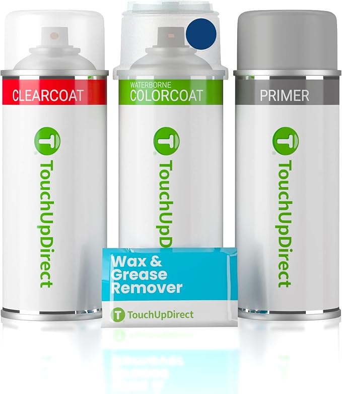 TouchUpDirect 8W6 Parisian Night Pearl Compatible with Toyota Exact Match Touch Up Paint Aerosol - Preferred Kit