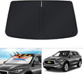 KUST Windshield Sun Shade for 2019-2021 Infiniti QX50 & 2021-2025 2026 QX55 Accessories Window Sunshade Sun Visor Protector Foldable Blocks UV Rays Keep Car Cooler